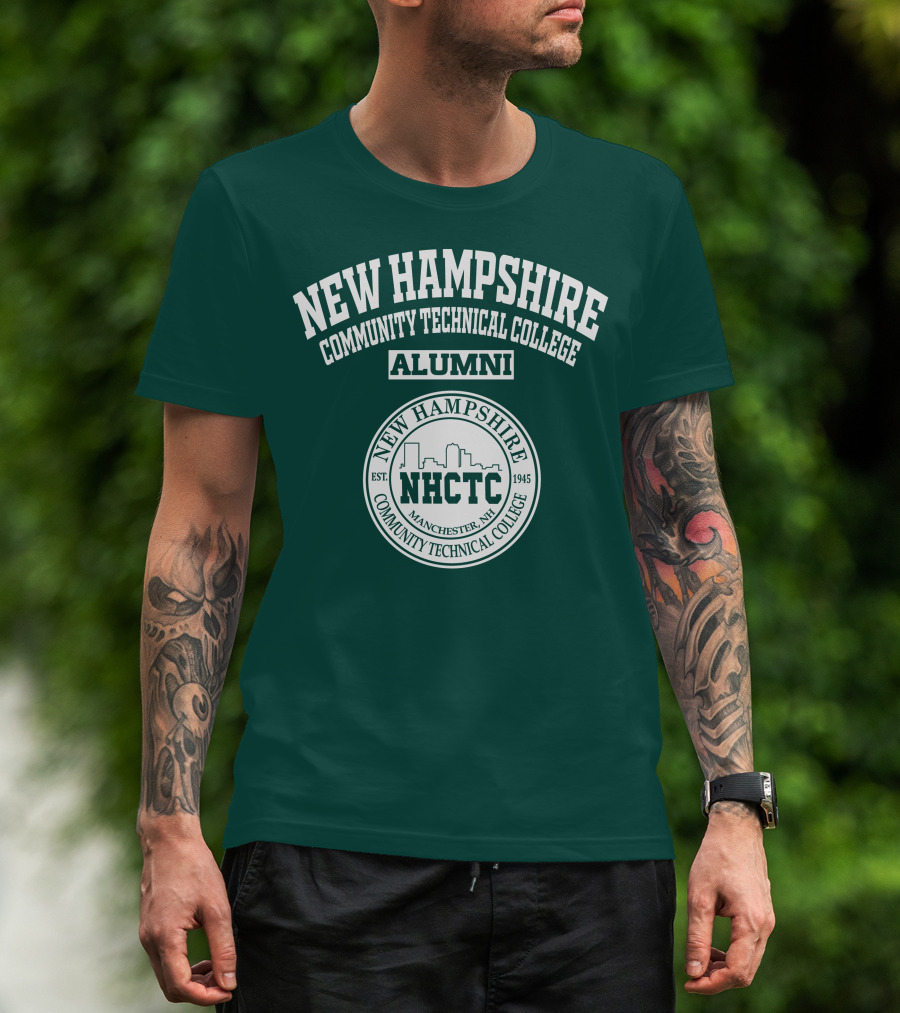 New Hampshire Community Technical College Alumni NHCTC Manchester NH 1945 T-Shirt