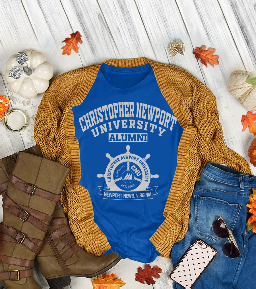 Christopher Newport University Alumni Captains CNU Est. 1960 Newport News Virginia T-Shirt