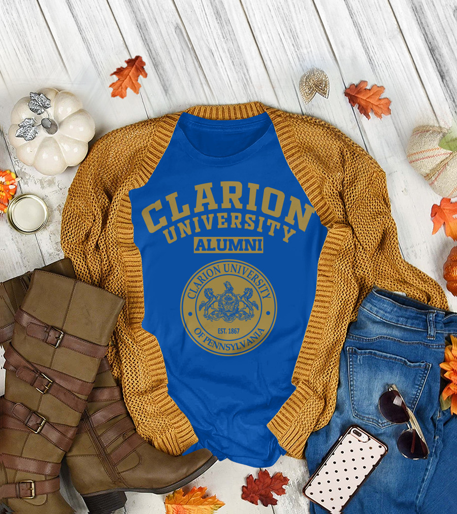 Clarion University of Pennsylvania Alumni EST. 1867 Seal T-Shirt