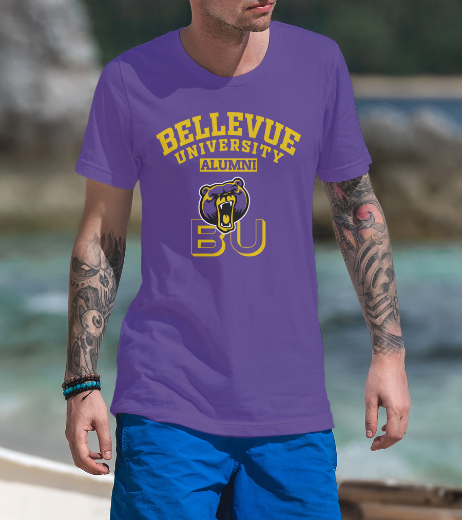 Bellevue University Alumni BU Bear T-Shirt