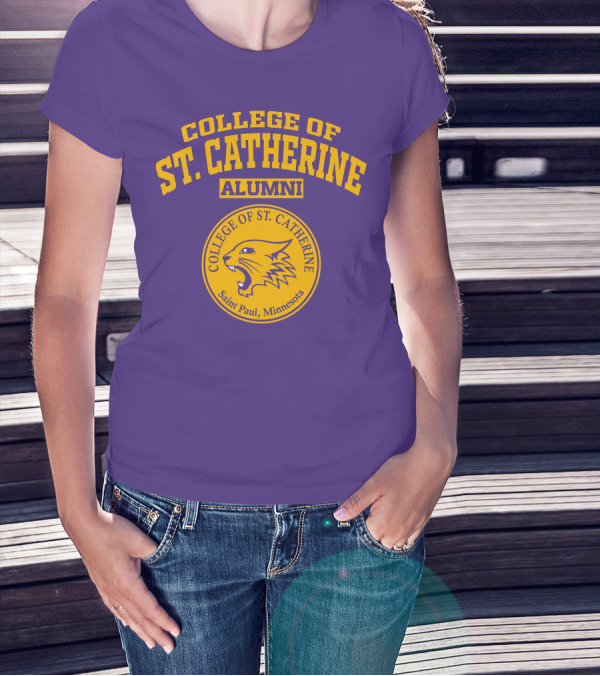 College Of St. Catherine Alumni Saint Paul Minnesota Wildcats T-Shirt