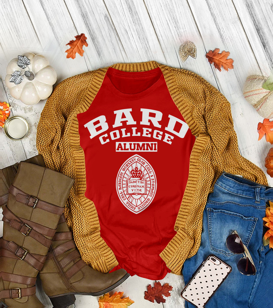 Bard College Alumni Seal Emblem Red T-Shirt