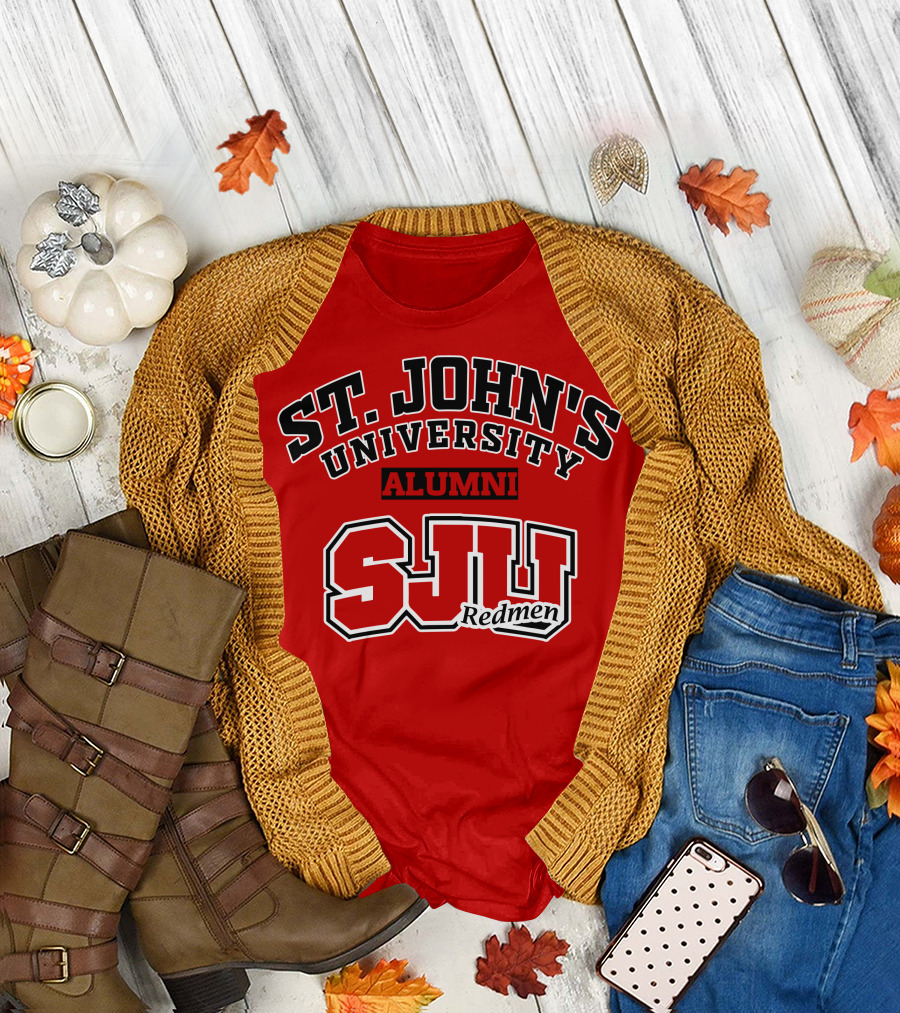 St John's University Alumni SJU Redmen T-Shirt