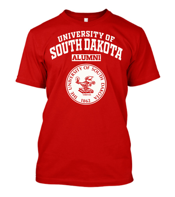 UNIVERSITY OF SOUTH DAKOTA ALUMNI THE UNIVERSITY OF SOUTH DAKOTA VERITAS 1862 T-Shirt
