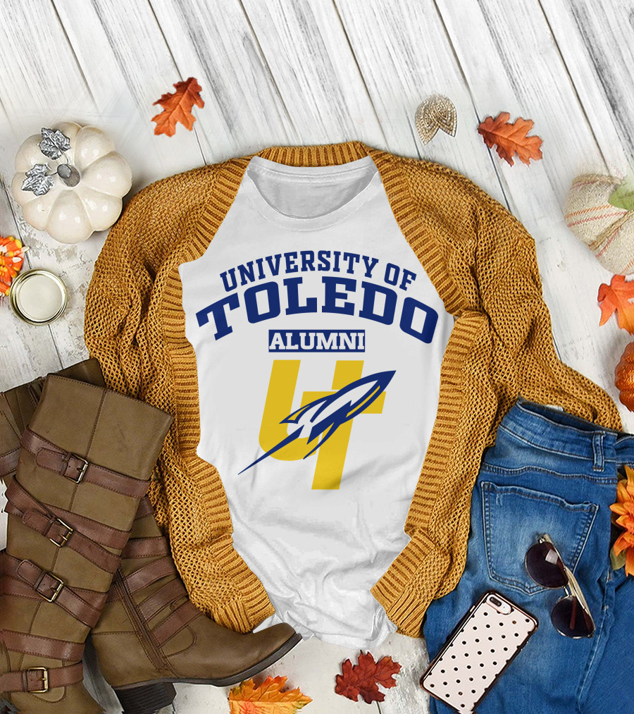 University of Toledo Alumni Rocket Logo UT T-Shirt
