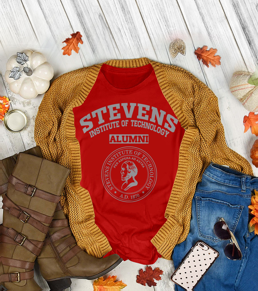 Stevens Institute of Technology Alumni Per Aspera Ad Astra A.D. 1870 T-Shirt