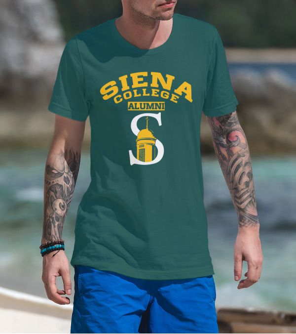 Siena College Alumni S Logo With Tower T-Shirt