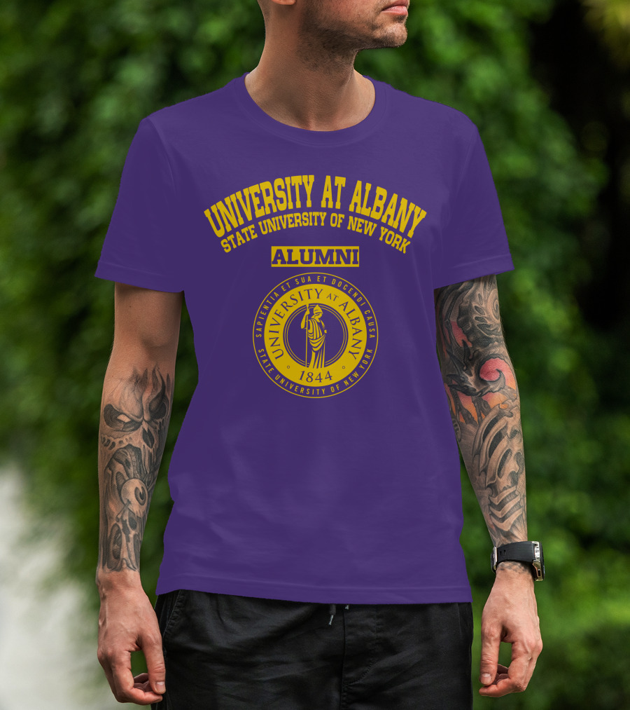 University At Albany State University Of New York Alumni 1844 Seal T-Shirt