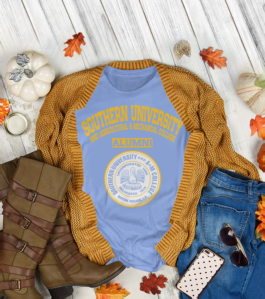 SOUTHERN UNIVERSITY AND AGRICULTURAL and MECHANICAL COLLEGE ALUMNI BATON ROUGE LA SEAL T-Shirt