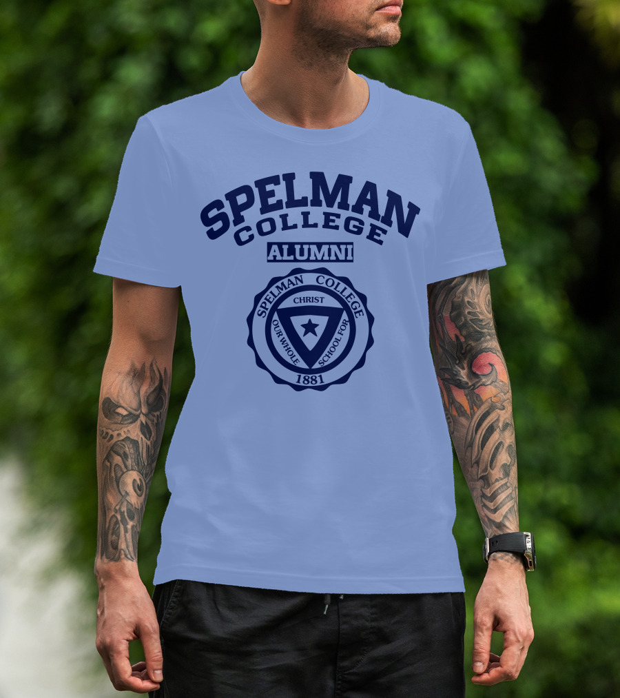 Spelman College Alumni 1881 Crest Our Whole School For Christ T-Shirt