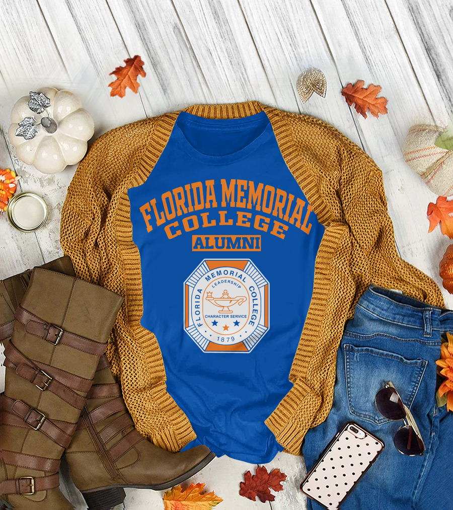 FLORIDA MEMORIAL COLLEGE ALUMNI LEADERSHIP CHARACTER SERVICE 1879 T-Shirt