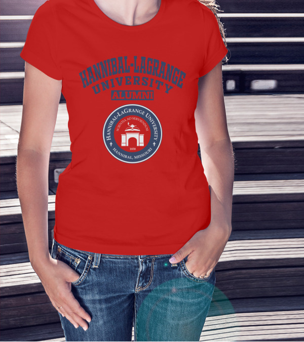 Hannibal-LaGrange University Alumni Scientia Ad Serviendum 1858 Hannibal Missouri T-Shirt