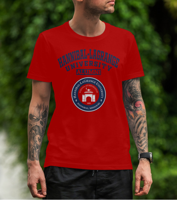 Hannibal-LaGrange University Alumni Scientia Ad Serviendum 1858 Hannibal Missouri T-Shirt
