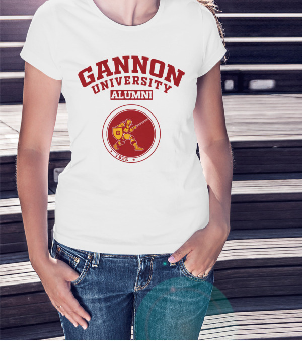 Gannon University Alumni 1925 Knight Emblem T-Shirt