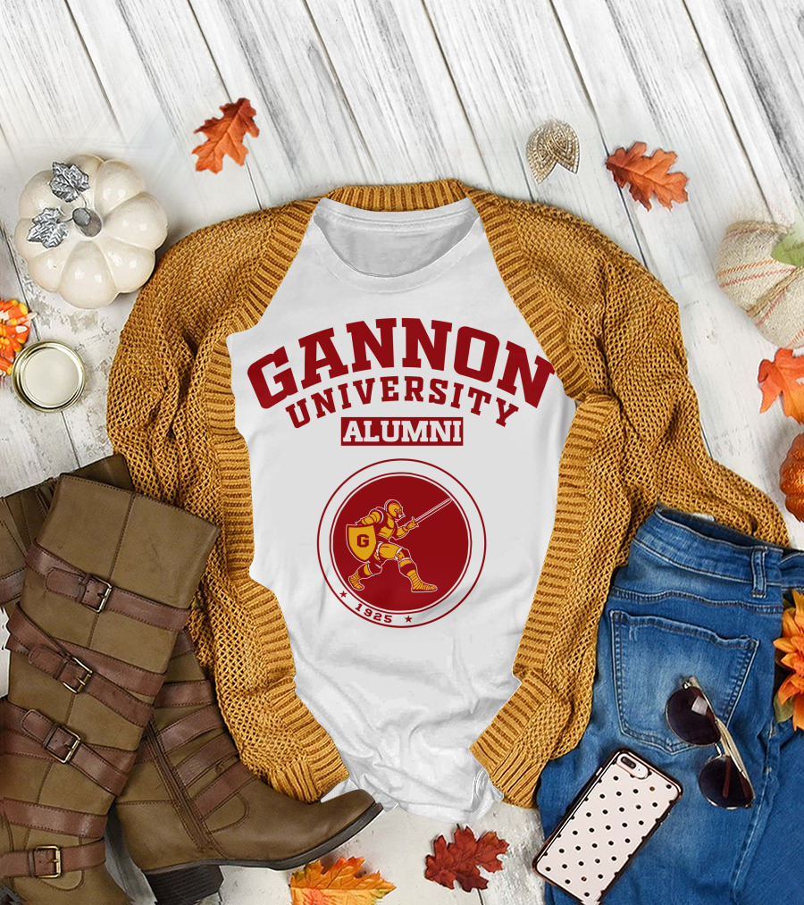 Gannon University Alumni 1925 Knight Emblem T-Shirt