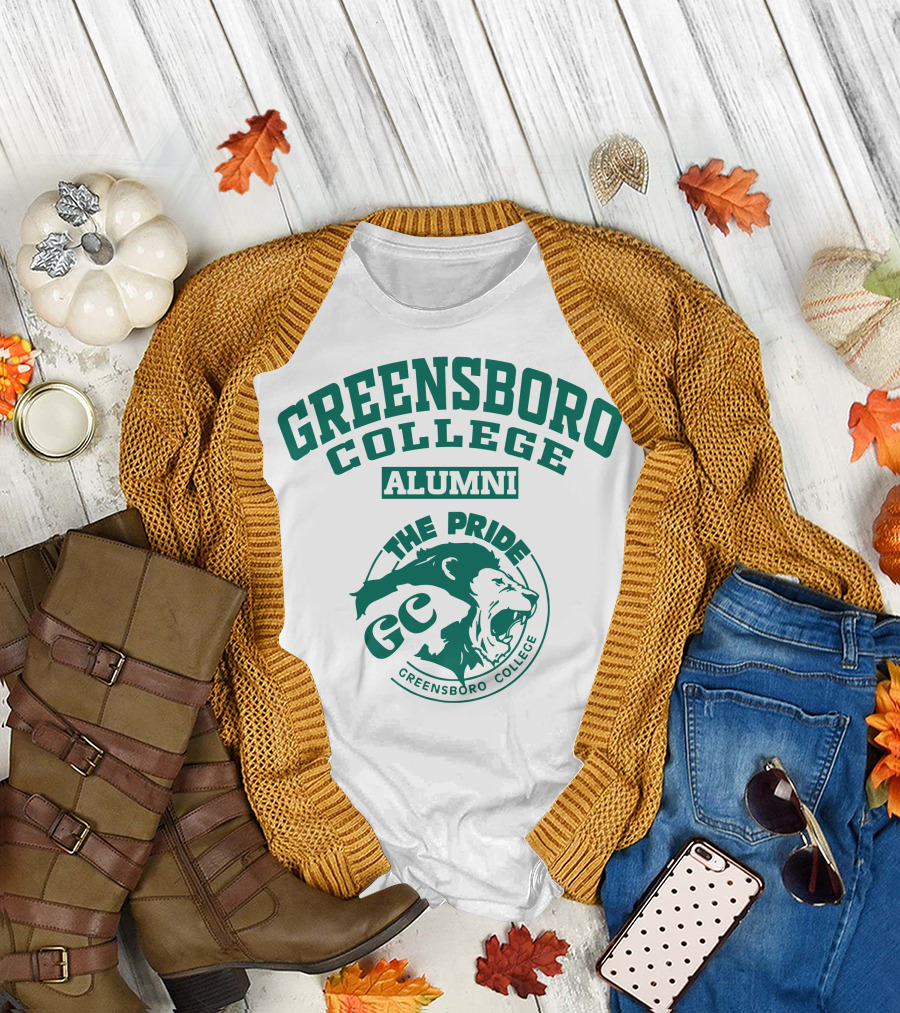 Greensboro College Alumni The Pride GC Lion Emblem T-Shirt