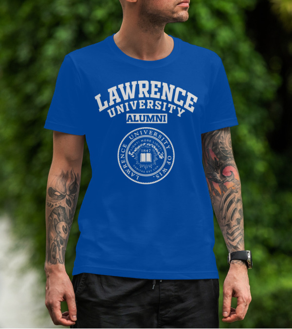 LAWRENCE UNIVERSITY ALUMNI VERITAS EST LUX SEAL 1847 WISCONSIN T-Shirt