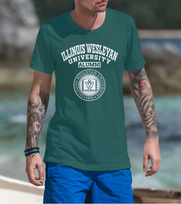 Illinois Wesleyan University Alumni 1850 Seal T-Shirt