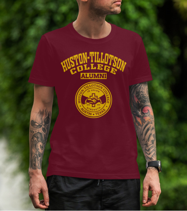 Huston-Tillotson College Alumni Austin Texas In Union Strength T-Shirt