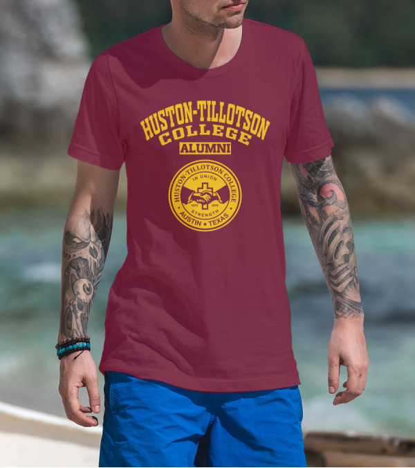 Huston-Tillotson College Alumni Austin Texas In Union Strength T-Shirt