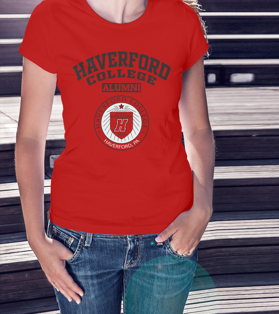 Haverford College Alumni Seal Haverford PA 1833 T-Shirt
