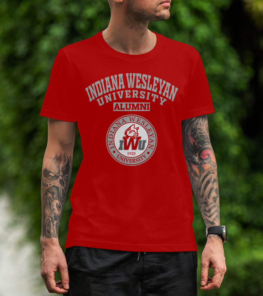 Indiana Wesleyan University Alumni 1920 Logo IWU T-Shirt