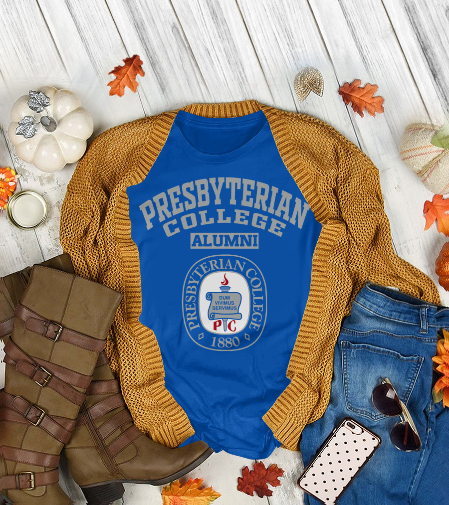 Presbyterian College Alumni Dum Vivimus Servimus P C 1880 T-Shirt