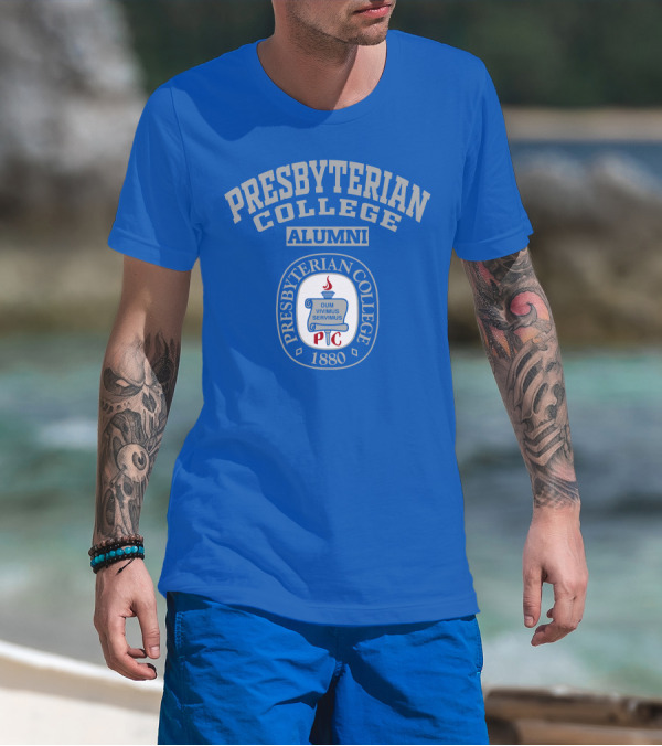 Presbyterian College Alumni Dum Vivimus Servimus P C 1880 T-Shirt