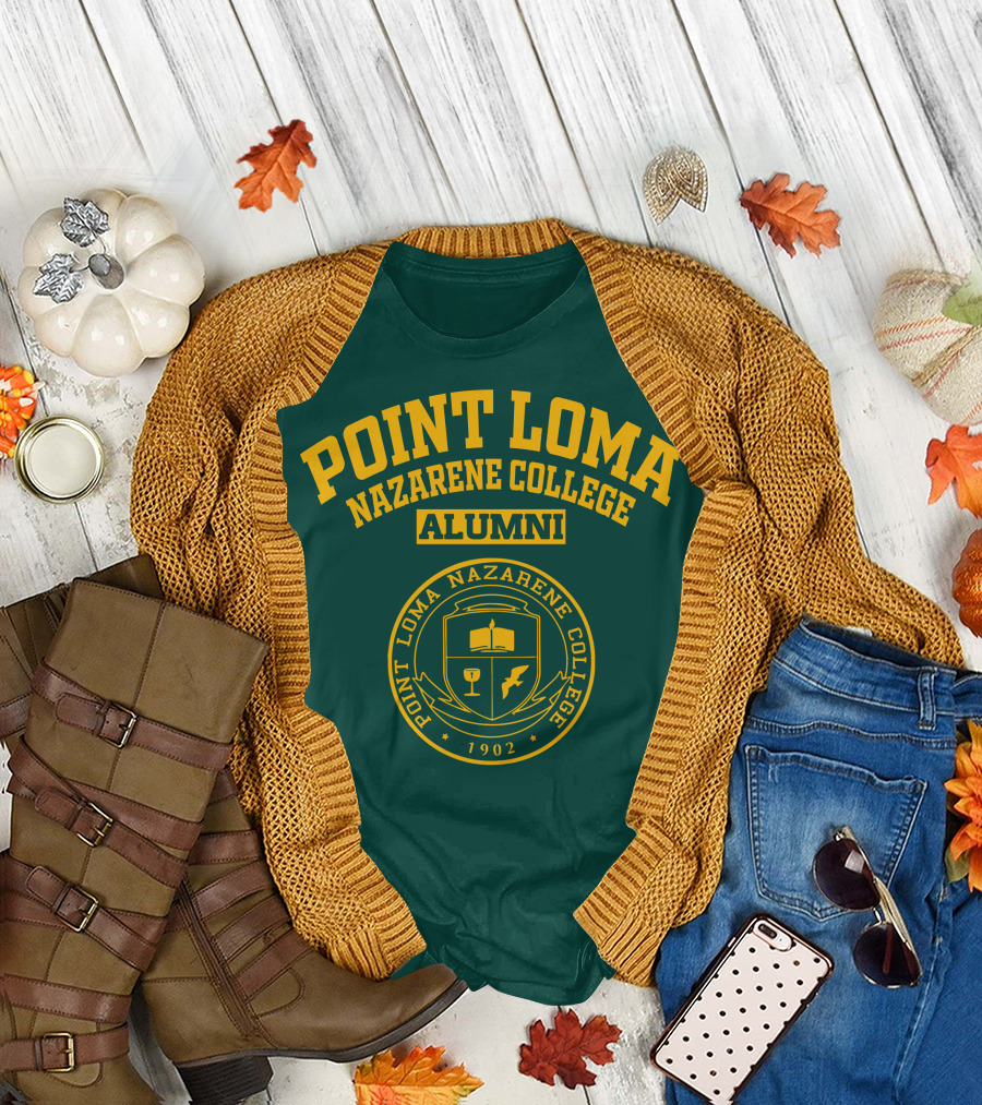 Point Loma Nazarene College Alumni 1902 Crest T-Shirt