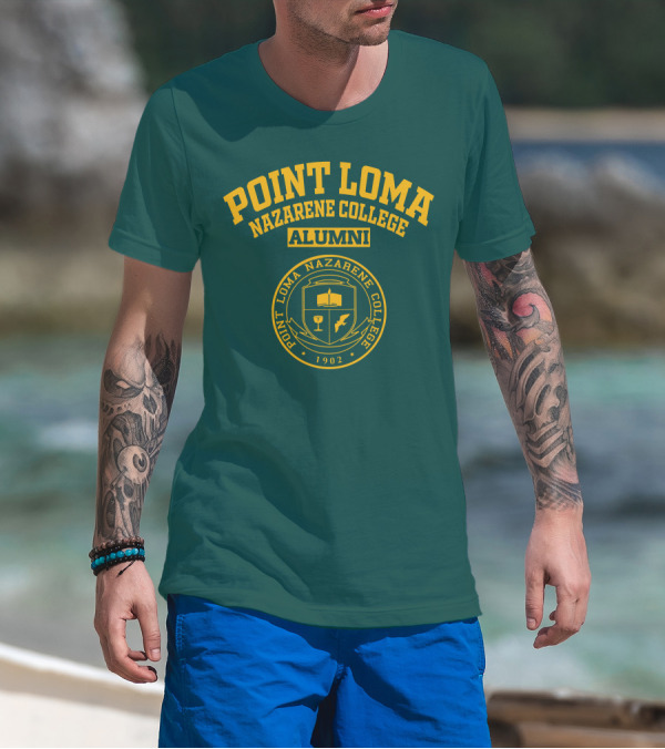Point Loma Nazarene College Alumni 1902 Crest T-Shirt
