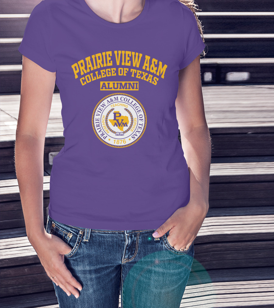 Prairie View A&M College Of Texas Alumni Seal 1876 T-Shirt
