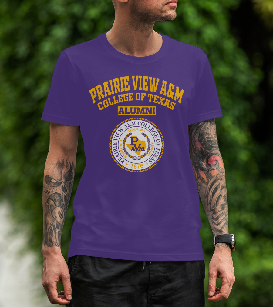 Prairie View A&M College Of Texas Alumni Seal 1876 T-Shirt