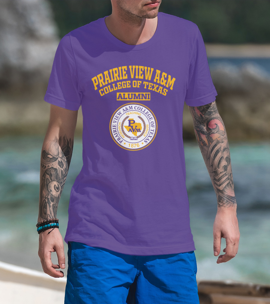 Prairie View A&M College Of Texas Alumni Seal 1876 T-Shirt