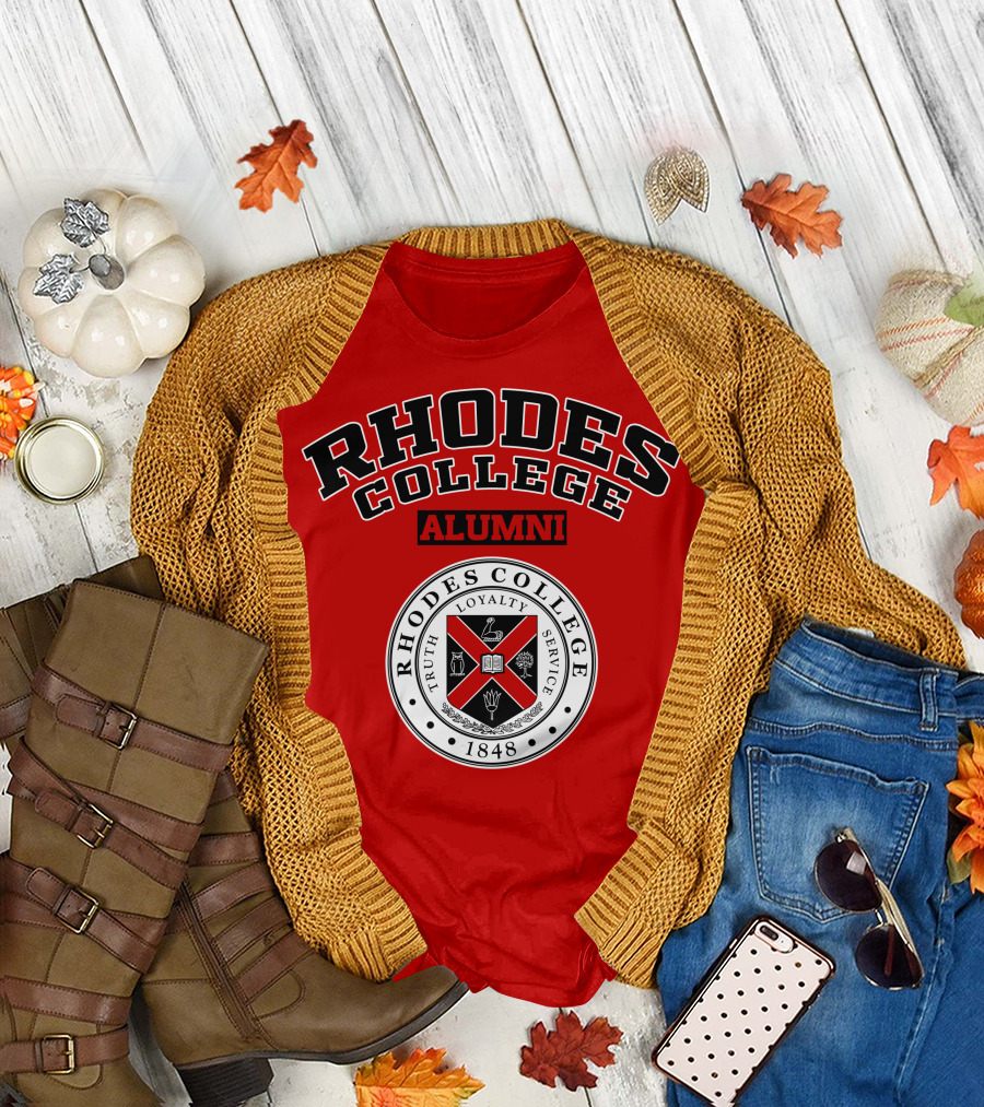 Rhodes College Alumni Truth Loyalty Service 1848 Seal T-Shirt