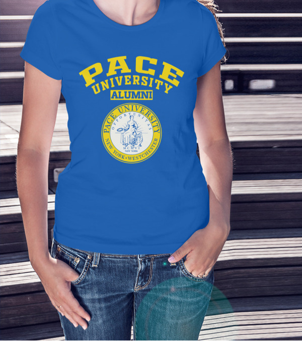 Pace University Alumni Seal New York Westchester MCMV Opportunities T-Shirt