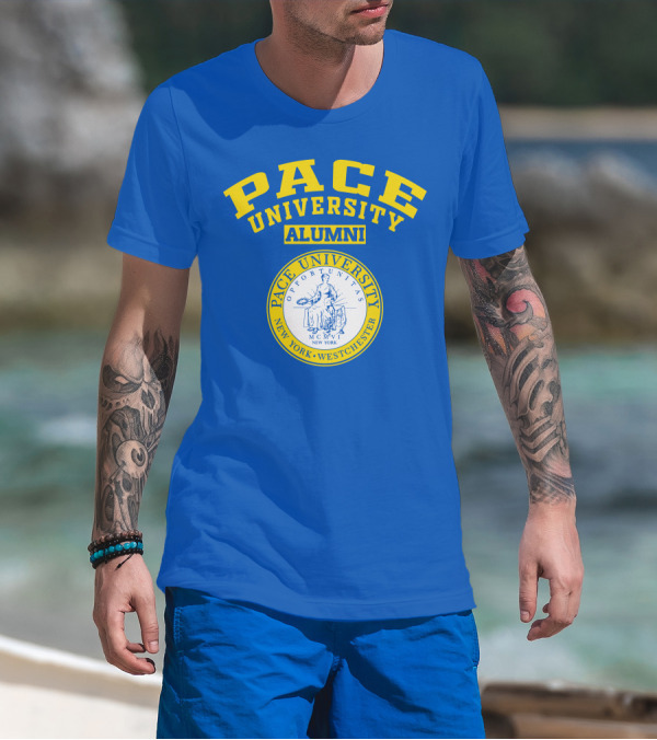 Pace University Alumni Seal New York Westchester MCMV Opportunities T-Shirt