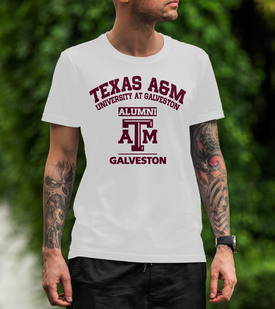 Texas A&M University At Galveston Alumni Aggies Logo Galveston T-Shirt