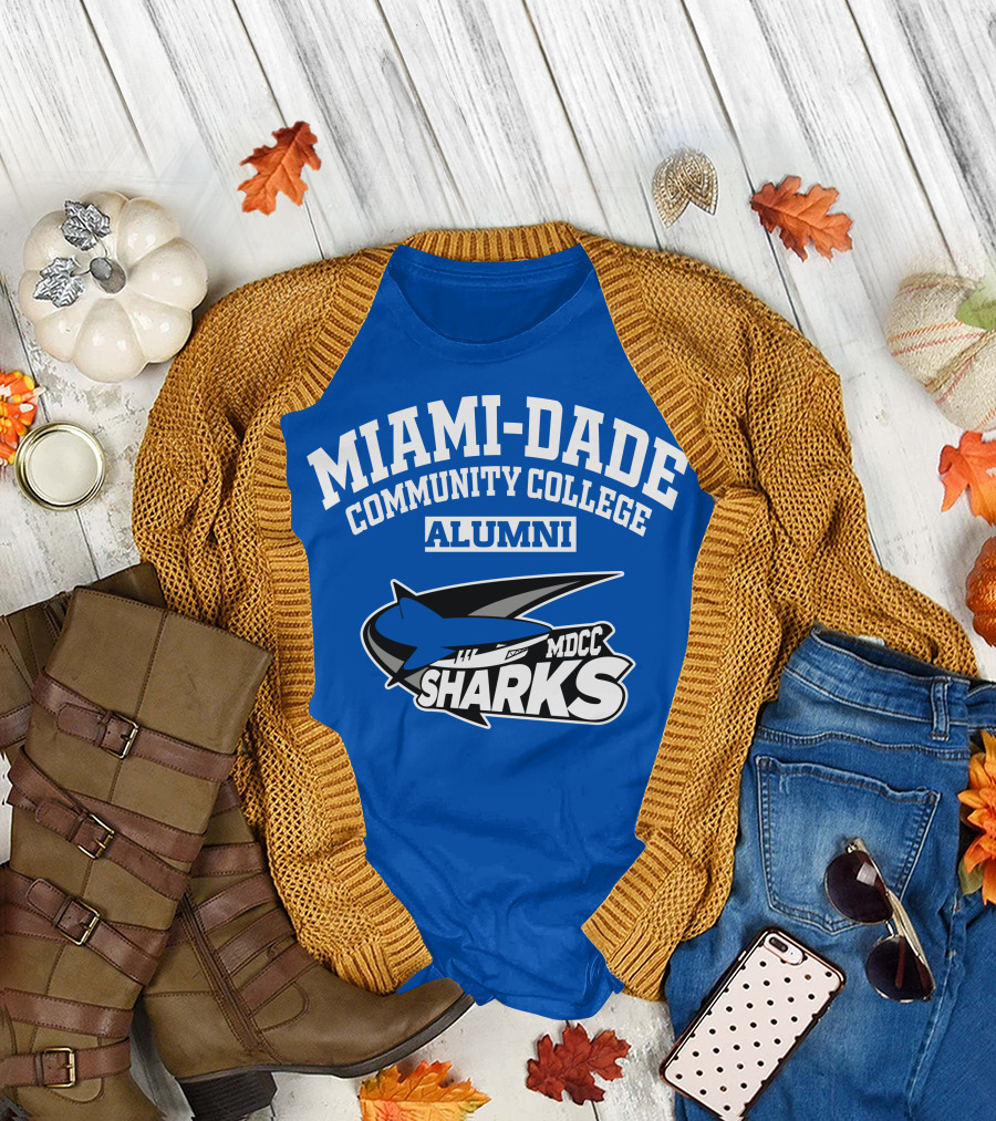 Miami-Dade Community College Alumni MDCC Sharks T-Shirt