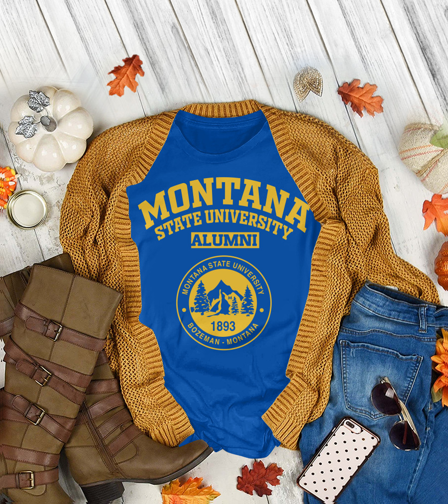 MONTANA STATE UNIVERSITY ALUMNI 1893 BOZEMAN MONTANA T-Shirt