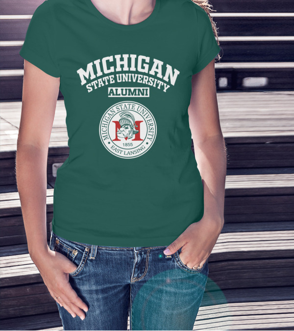 Michigan State University Alumni East Lansing 1855 T-Shirt