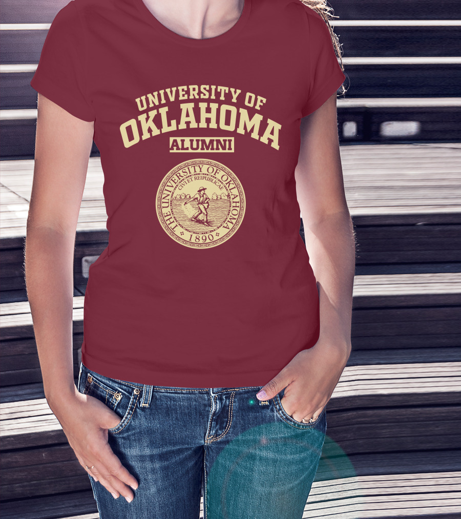 University Of Oklahoma Alumni 1890 Seal T-Shirt