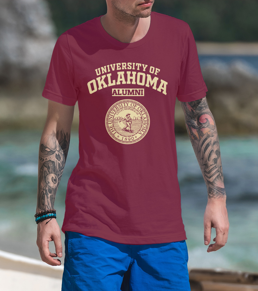 University Of Oklahoma Alumni 1890 Seal T-Shirt