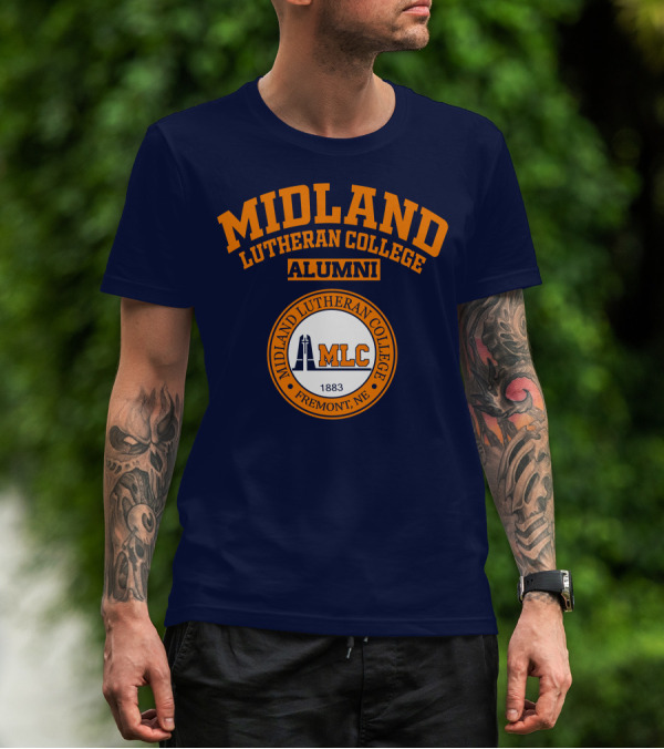 MIDLAND LUTHERAN COLLEGE ALUMNI MLC FREMONT NE 1883 T-Shirt