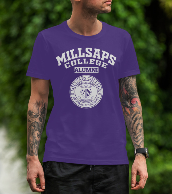 Millsaps College Alumni Jackson Mississippi Est 1890 Ad Excellentiam Seal T-Shirt