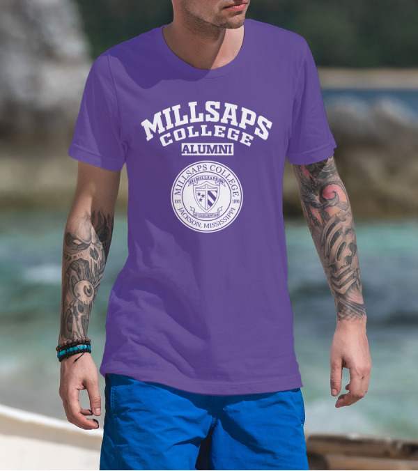 Millsaps College Alumni Jackson Mississippi Est 1890 Ad Excellentiam Seal T-Shirt