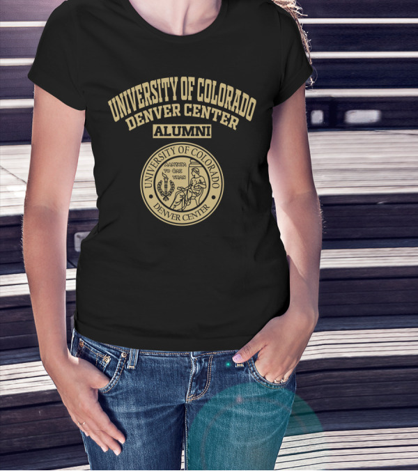 University Of Colorado Denver Center Alumni Seal T-Shirt