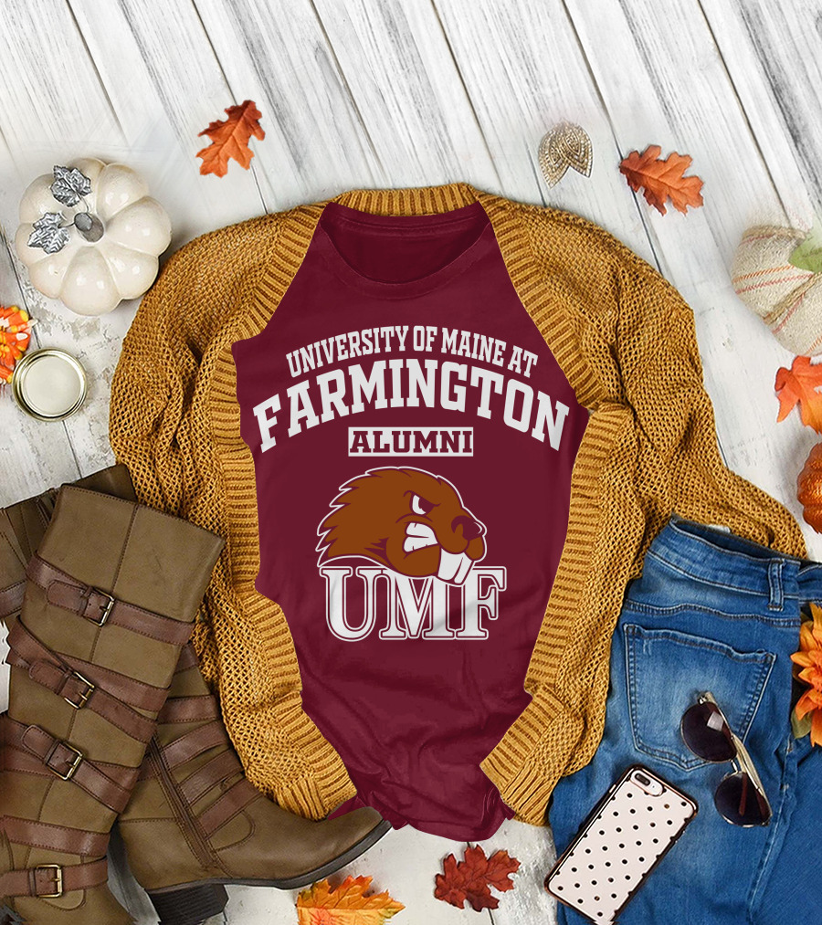 UNIVERSITY OF MAINE AT FARMINGTON ALUMNI UMF Beavers T-Shirt