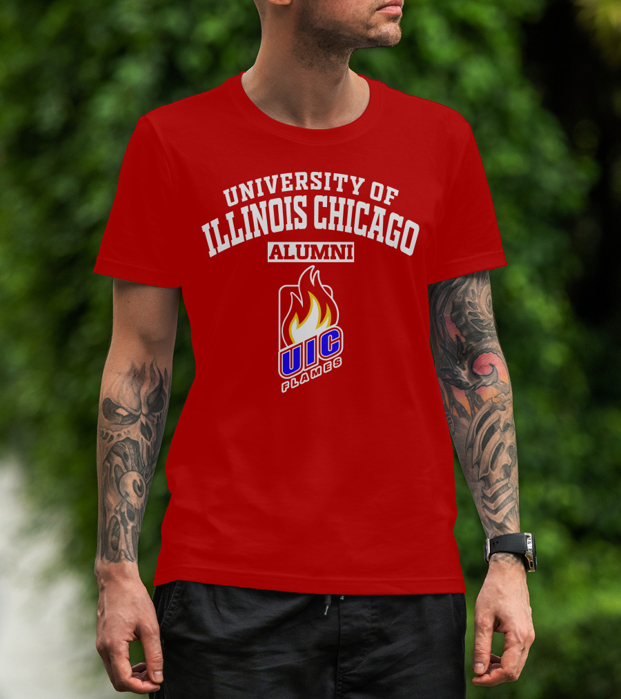 University Of Illinois Chicago UIC Flames Alumni T-Shirt
