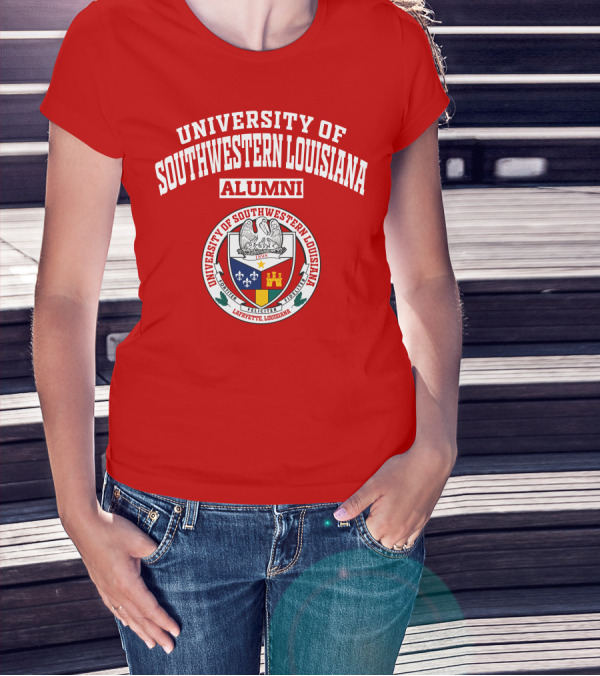 UNIVERSITY OF SOUTHWESTERN LOUISIANA ALUMNI LAFAYETTE LOUISIANA SEAL T-Shirt