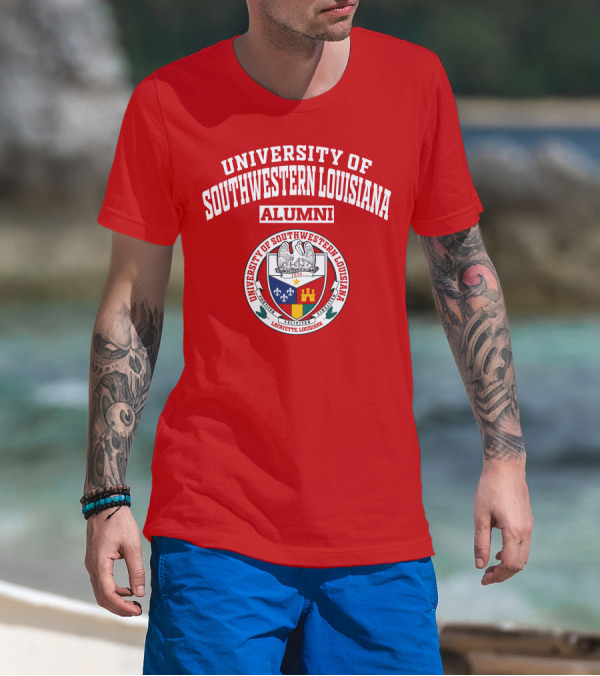 UNIVERSITY OF SOUTHWESTERN LOUISIANA ALUMNI LAFAYETTE LOUISIANA SEAL T-Shirt